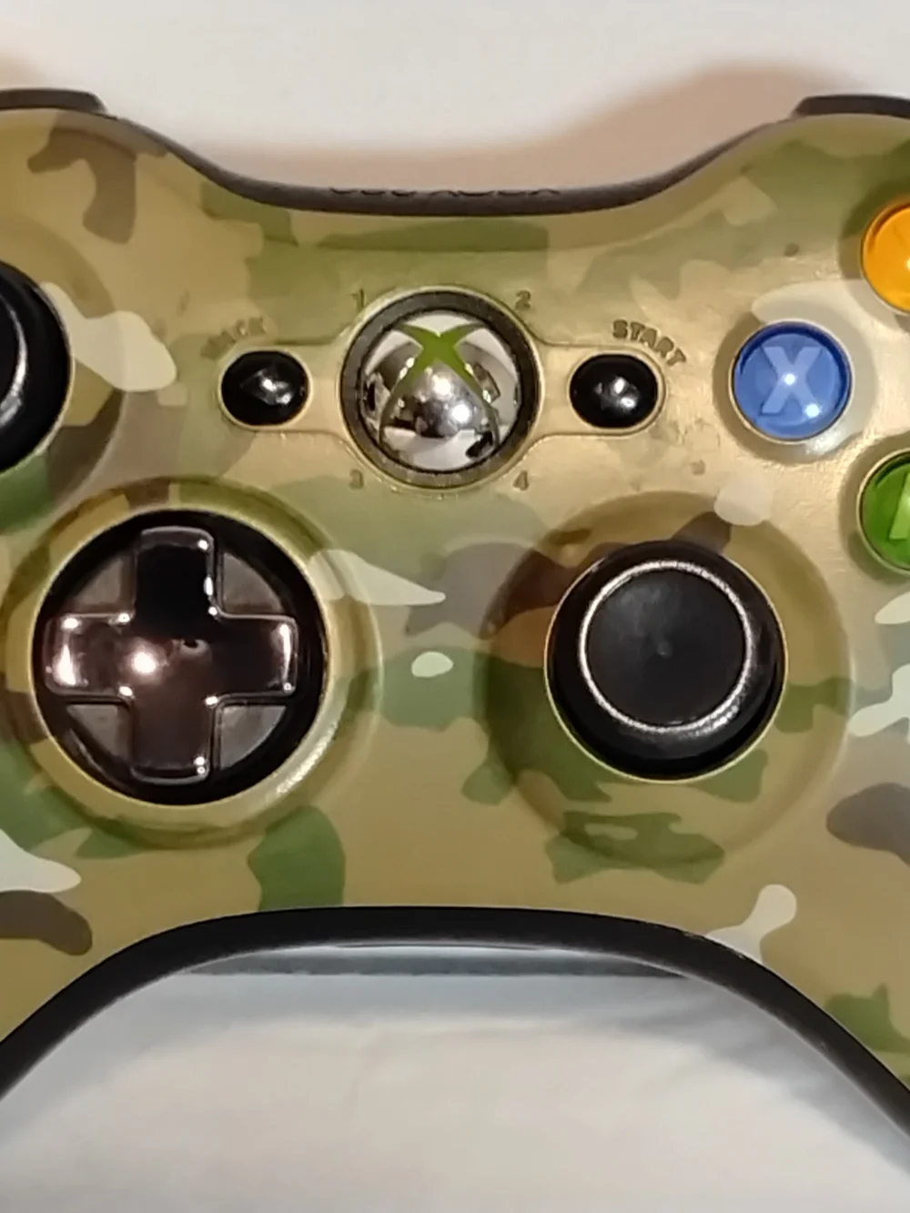Official Microsoft Xbox 360 Special Edition Camo Wireless Controller OEM Pre-own